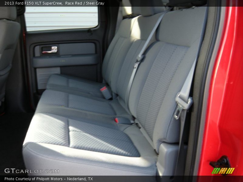 Race Red / Steel Gray 2013 Ford F150 XLT SuperCrew