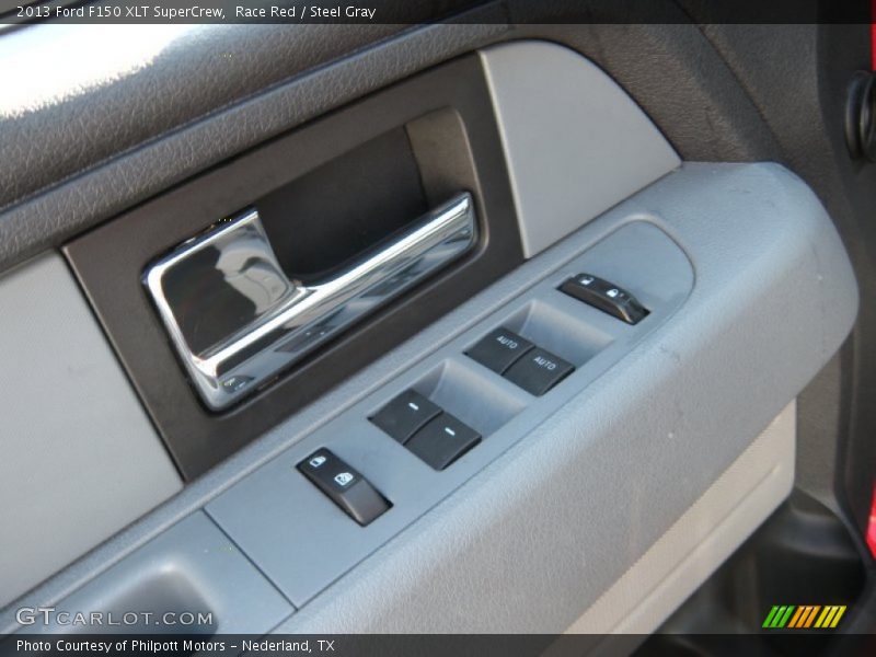 Race Red / Steel Gray 2013 Ford F150 XLT SuperCrew