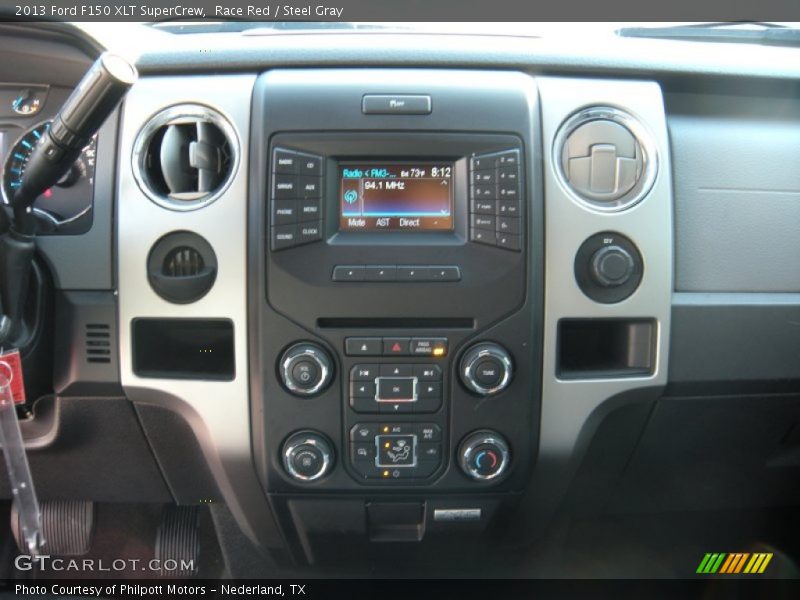 Race Red / Steel Gray 2013 Ford F150 XLT SuperCrew