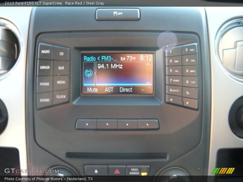 Race Red / Steel Gray 2013 Ford F150 XLT SuperCrew