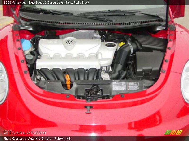 Salsa Red / Black 2008 Volkswagen New Beetle S Convertible