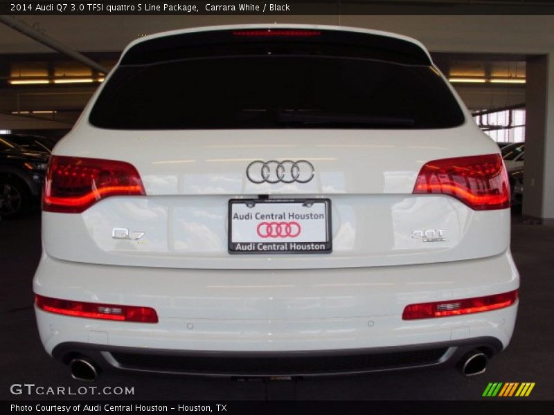 Carrara White / Black 2014 Audi Q7 3.0 TFSI quattro S Line Package