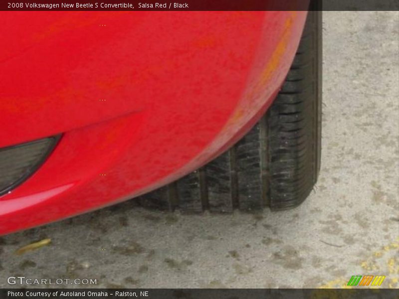 Salsa Red / Black 2008 Volkswagen New Beetle S Convertible