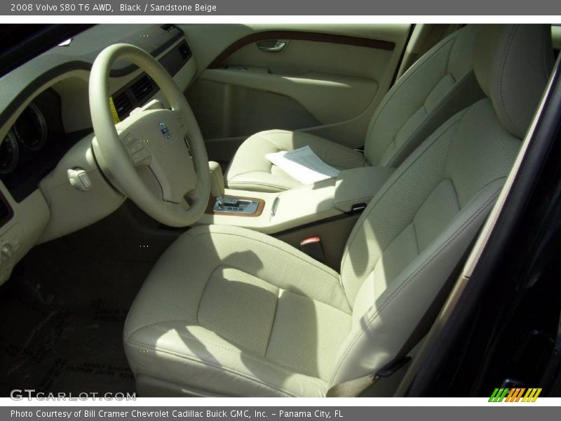 Black / Sandstone Beige 2008 Volvo S80 T6 AWD