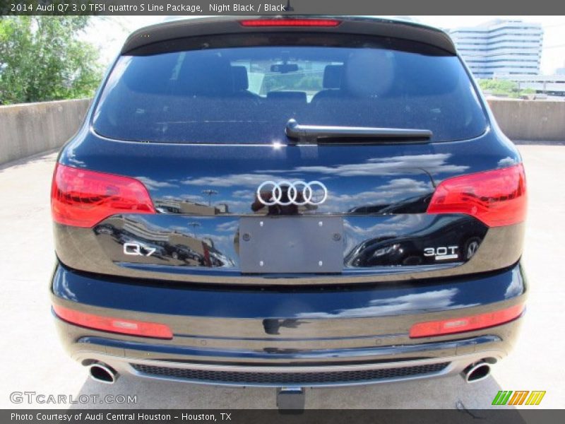 Night Black / Black 2014 Audi Q7 3.0 TFSI quattro S Line Package