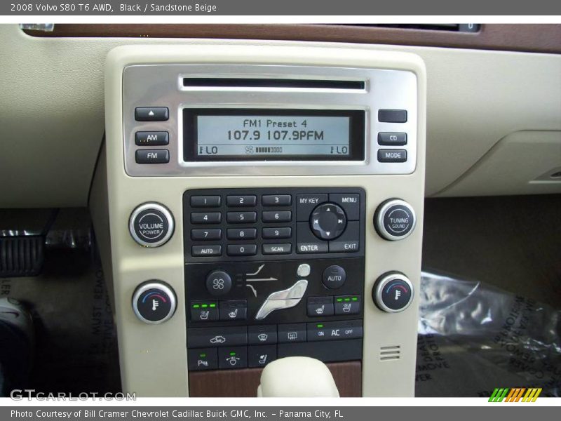 Black / Sandstone Beige 2008 Volvo S80 T6 AWD