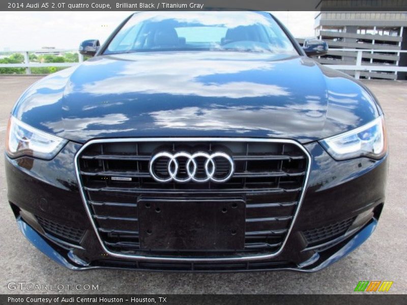 Brilliant Black / Titanium Gray 2014 Audi A5 2.0T quattro Coupe