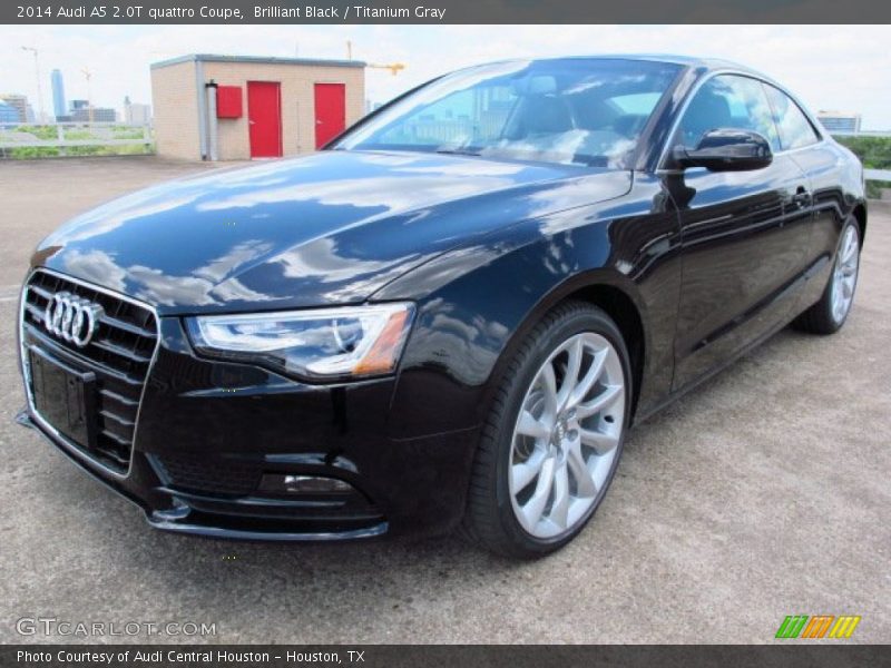 Brilliant Black / Titanium Gray 2014 Audi A5 2.0T quattro Coupe
