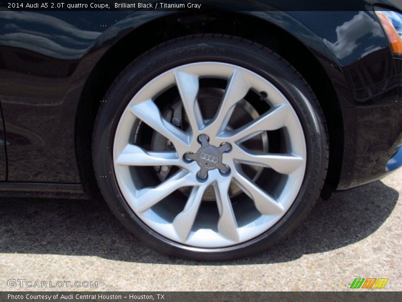 Brilliant Black / Titanium Gray 2014 Audi A5 2.0T quattro Coupe