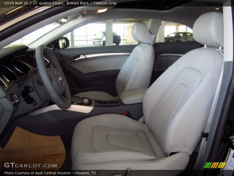 Brilliant Black / Titanium Gray 2014 Audi A5 2.0T quattro Coupe