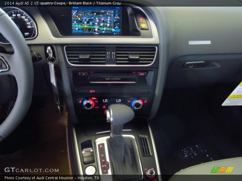 Brilliant Black / Titanium Gray 2014 Audi A5 2.0T quattro Coupe