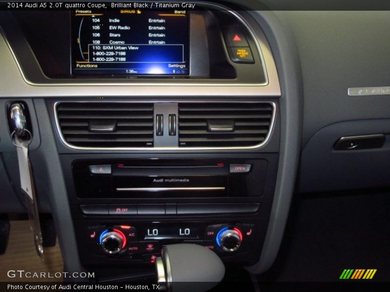 Brilliant Black / Titanium Gray 2014 Audi A5 2.0T quattro Coupe