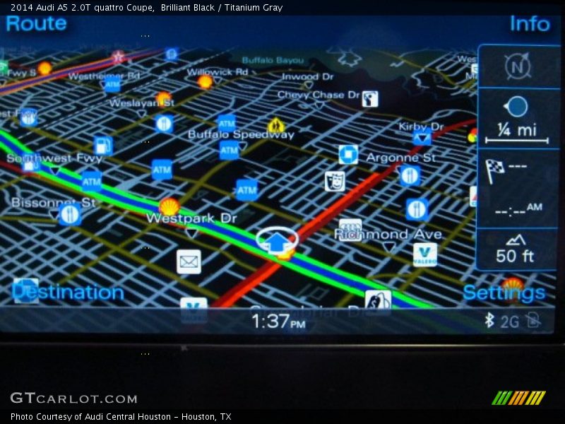 Brilliant Black / Titanium Gray 2014 Audi A5 2.0T quattro Coupe