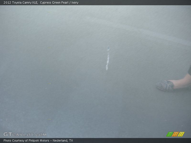 Cypress Green Pearl / Ivory 2012 Toyota Camry XLE