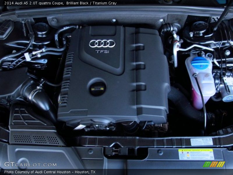 Brilliant Black / Titanium Gray 2014 Audi A5 2.0T quattro Coupe