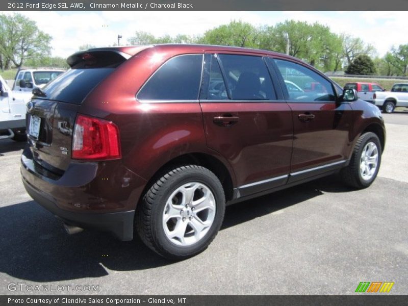 Cinnamon Metallic / Charcoal Black 2012 Ford Edge SEL AWD