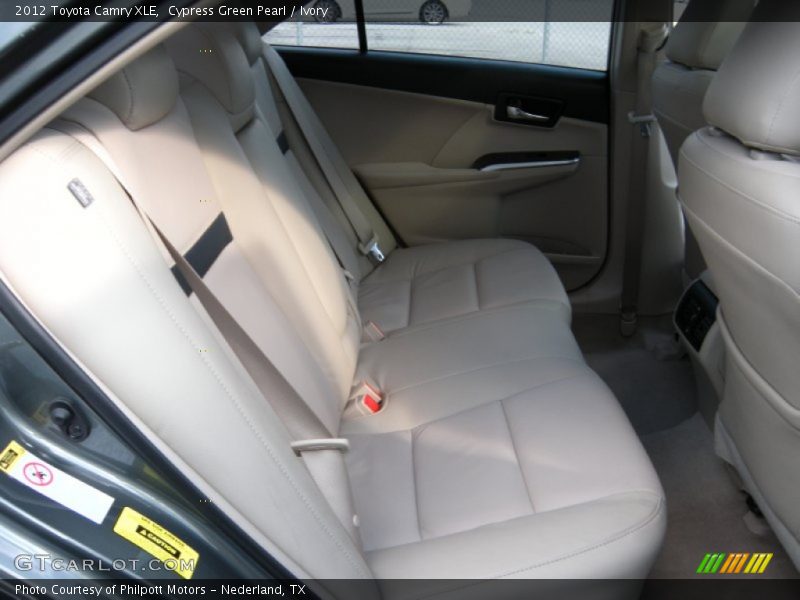 Cypress Green Pearl / Ivory 2012 Toyota Camry XLE