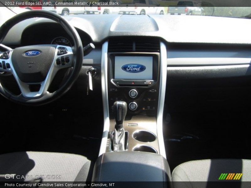 Cinnamon Metallic / Charcoal Black 2012 Ford Edge SEL AWD