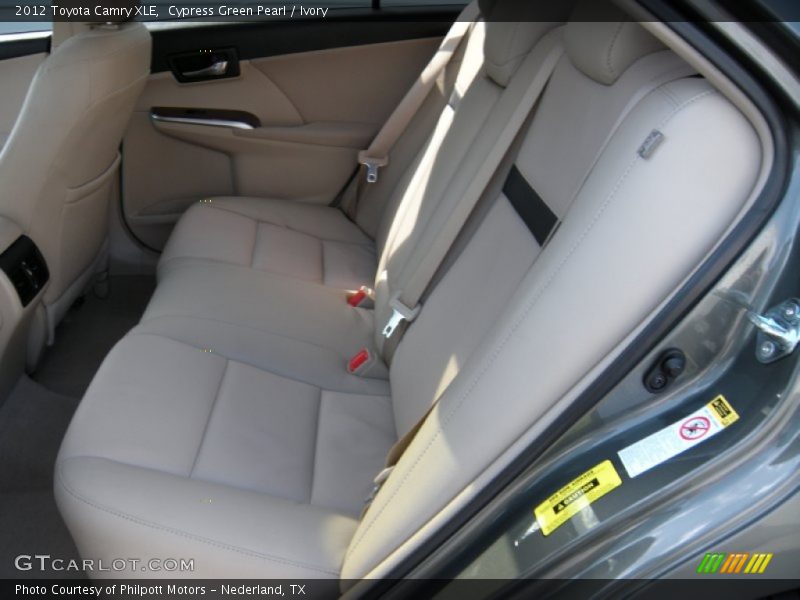Cypress Green Pearl / Ivory 2012 Toyota Camry XLE