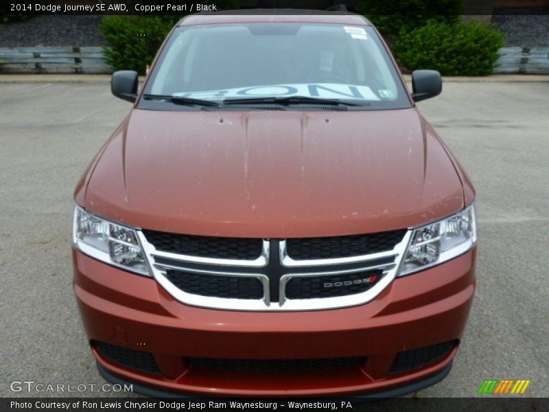 Copper Pearl / Black 2014 Dodge Journey SE AWD