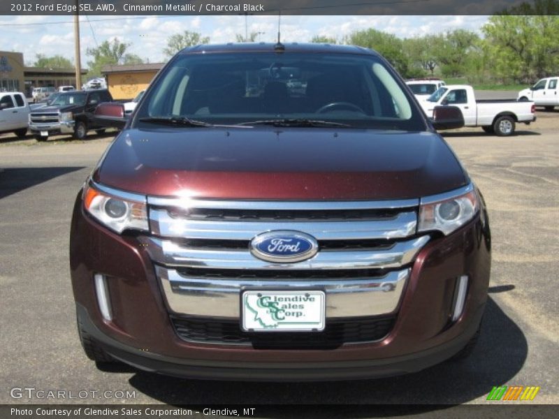 Cinnamon Metallic / Charcoal Black 2012 Ford Edge SEL AWD