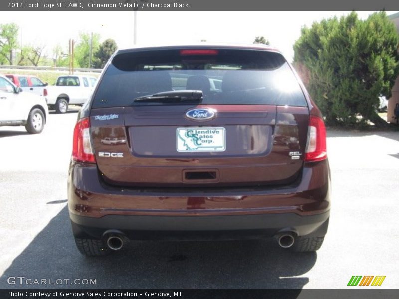 Cinnamon Metallic / Charcoal Black 2012 Ford Edge SEL AWD