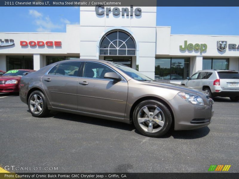 Mocha Steel Metallic / Cocoa/Cashmere 2011 Chevrolet Malibu LT