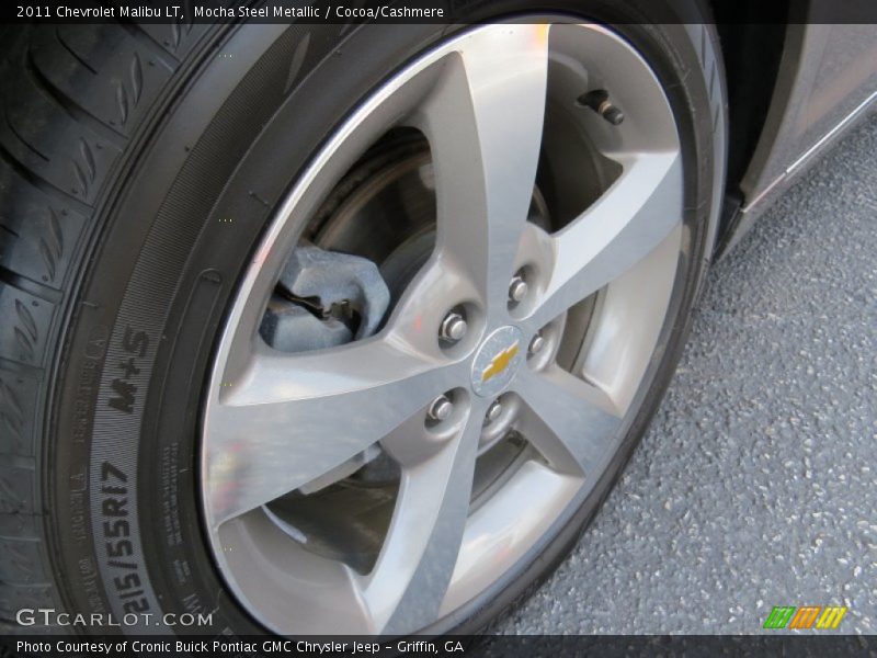 Mocha Steel Metallic / Cocoa/Cashmere 2011 Chevrolet Malibu LT