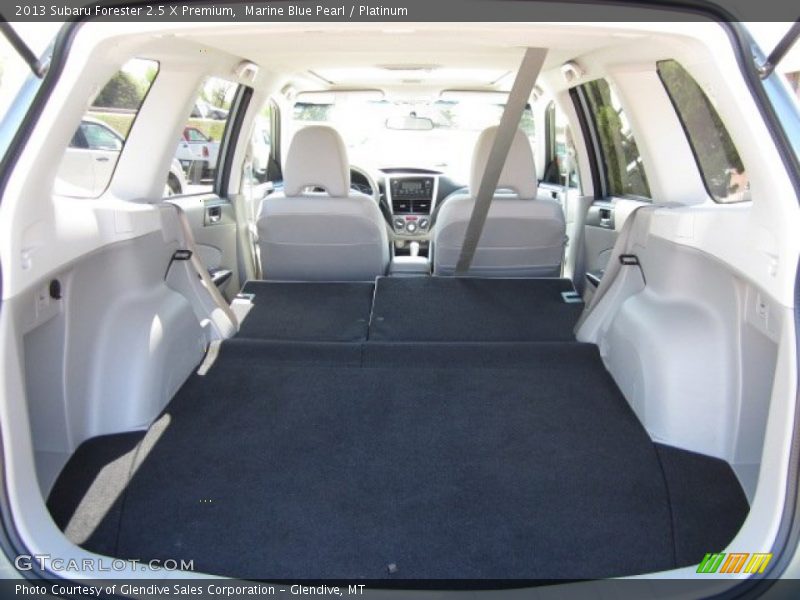 Marine Blue Pearl / Platinum 2013 Subaru Forester 2.5 X Premium