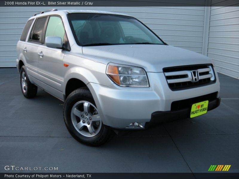 Billet Silver Metallic / Gray 2008 Honda Pilot EX-L