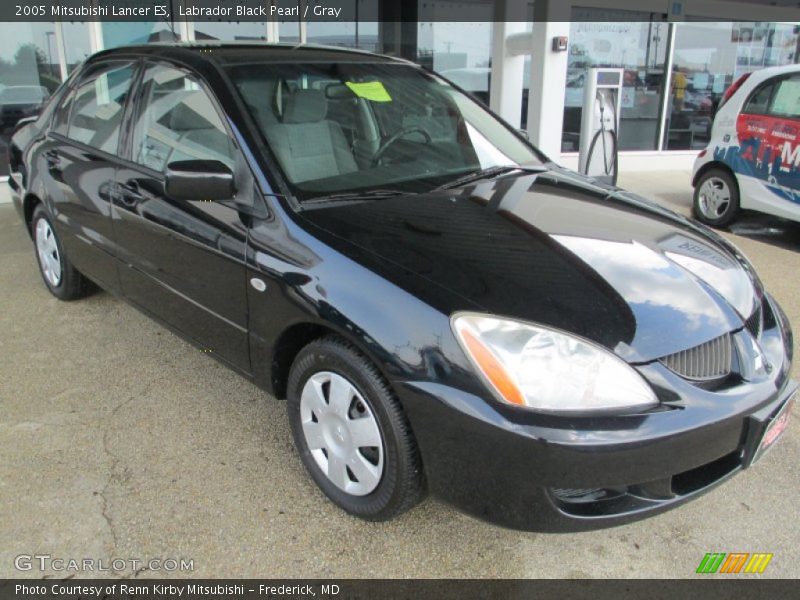 Labrador Black Pearl / Gray 2005 Mitsubishi Lancer ES