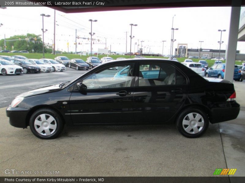 Labrador Black Pearl / Gray 2005 Mitsubishi Lancer ES