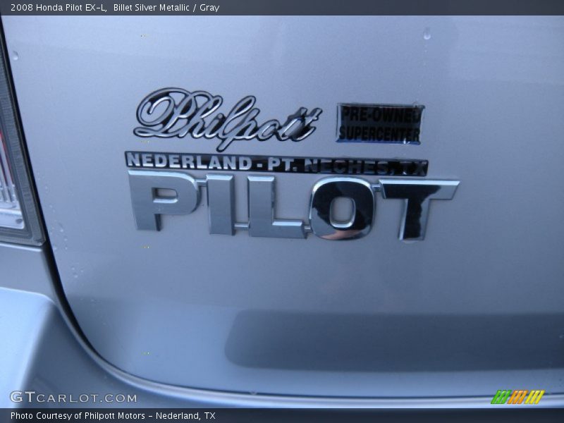Billet Silver Metallic / Gray 2008 Honda Pilot EX-L