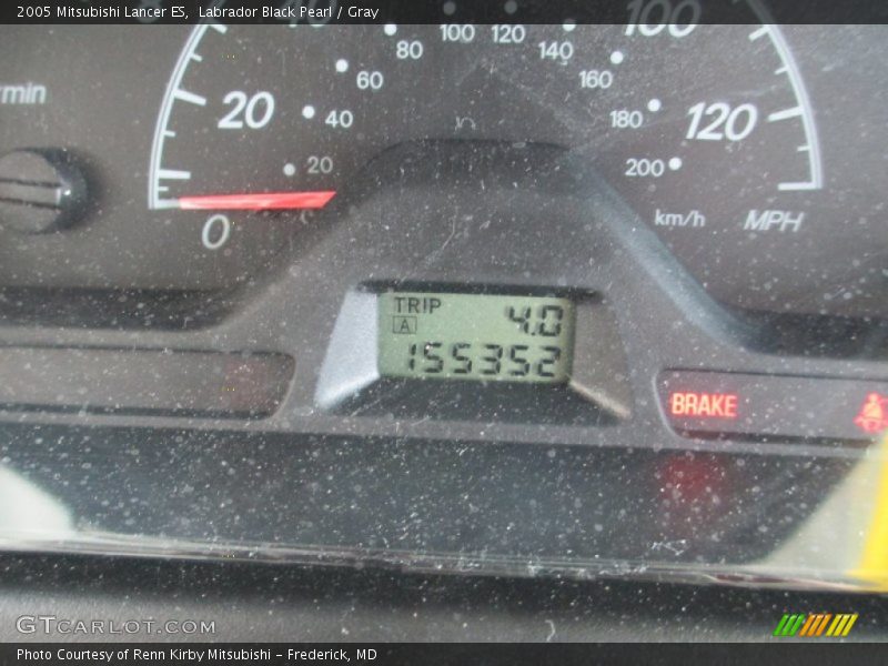 Labrador Black Pearl / Gray 2005 Mitsubishi Lancer ES