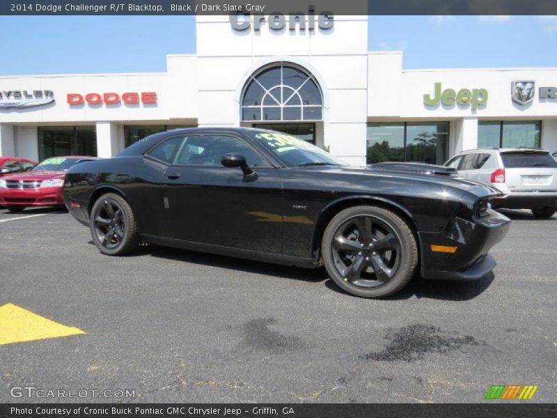 Black / Dark Slate Gray 2014 Dodge Challenger R/T Blacktop