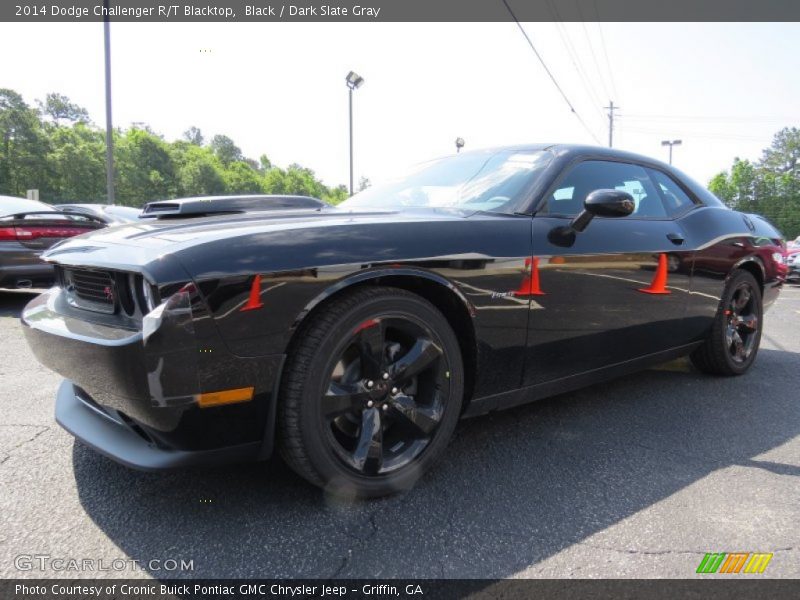 Black / Dark Slate Gray 2014 Dodge Challenger R/T Blacktop