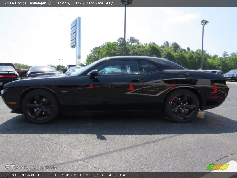 Black / Dark Slate Gray 2014 Dodge Challenger R/T Blacktop