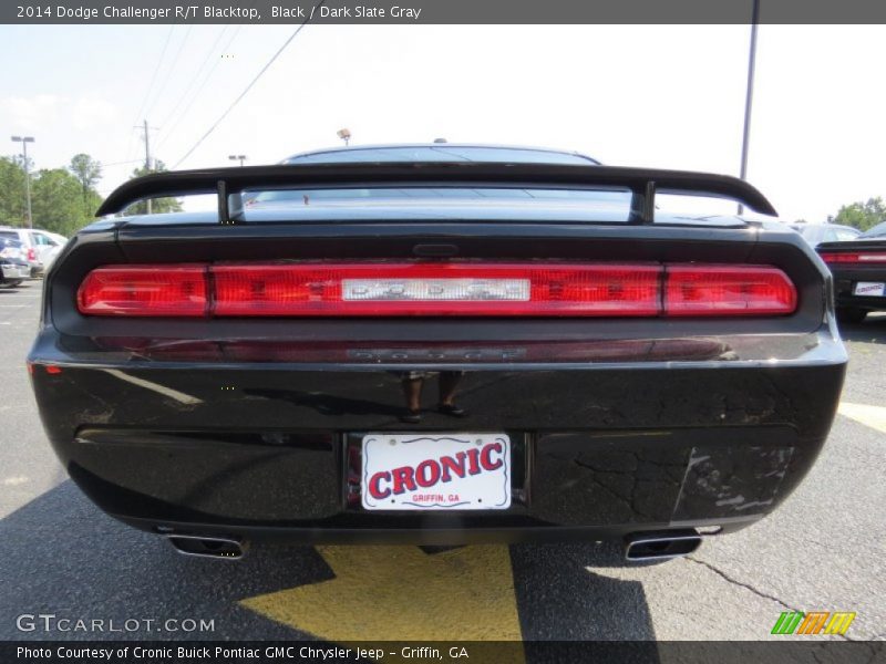 Black / Dark Slate Gray 2014 Dodge Challenger R/T Blacktop