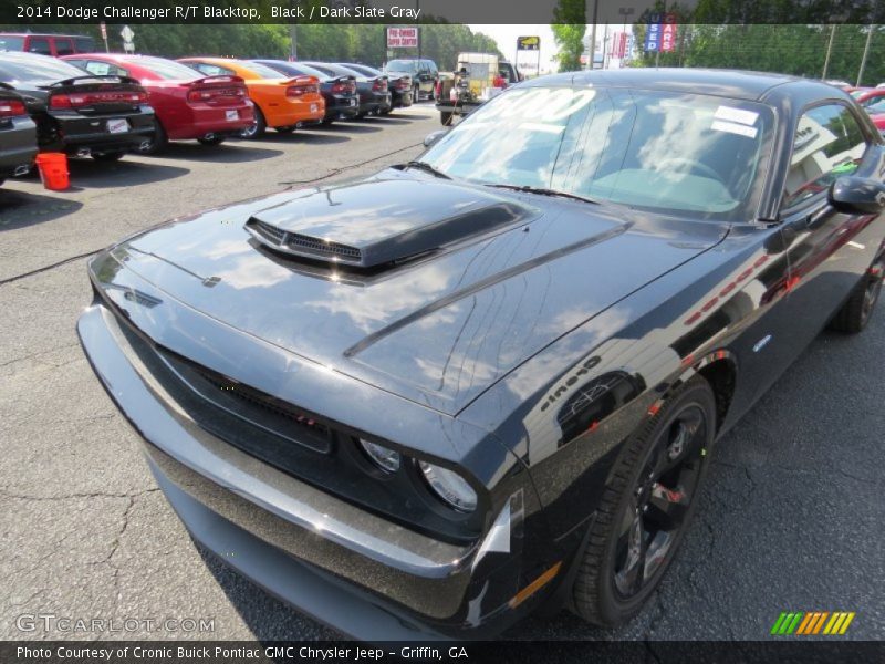 Black / Dark Slate Gray 2014 Dodge Challenger R/T Blacktop