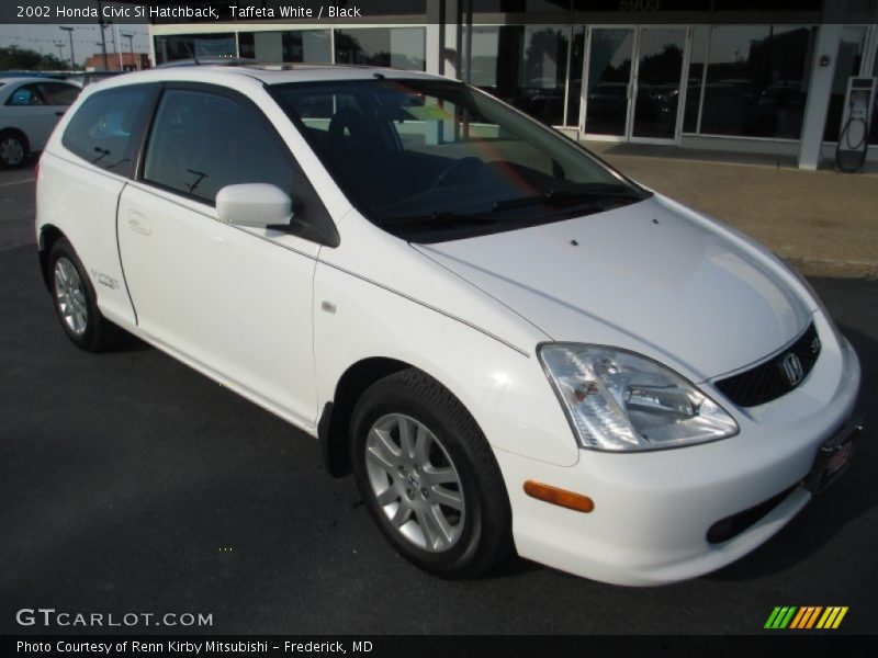 Taffeta White / Black 2002 Honda Civic Si Hatchback