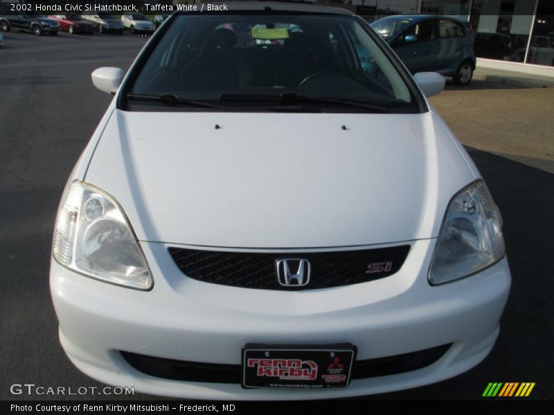 Taffeta White / Black 2002 Honda Civic Si Hatchback