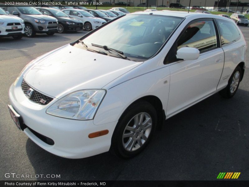 Taffeta White / Black 2002 Honda Civic Si Hatchback