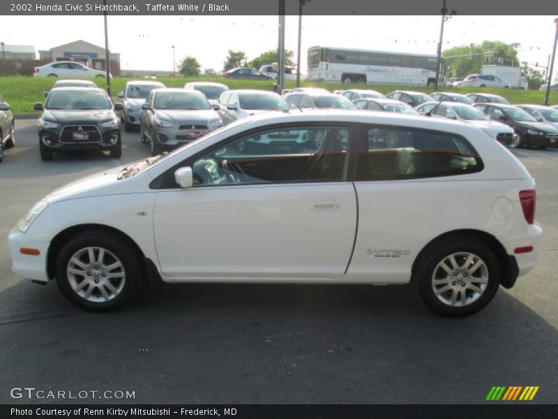 Taffeta White / Black 2002 Honda Civic Si Hatchback