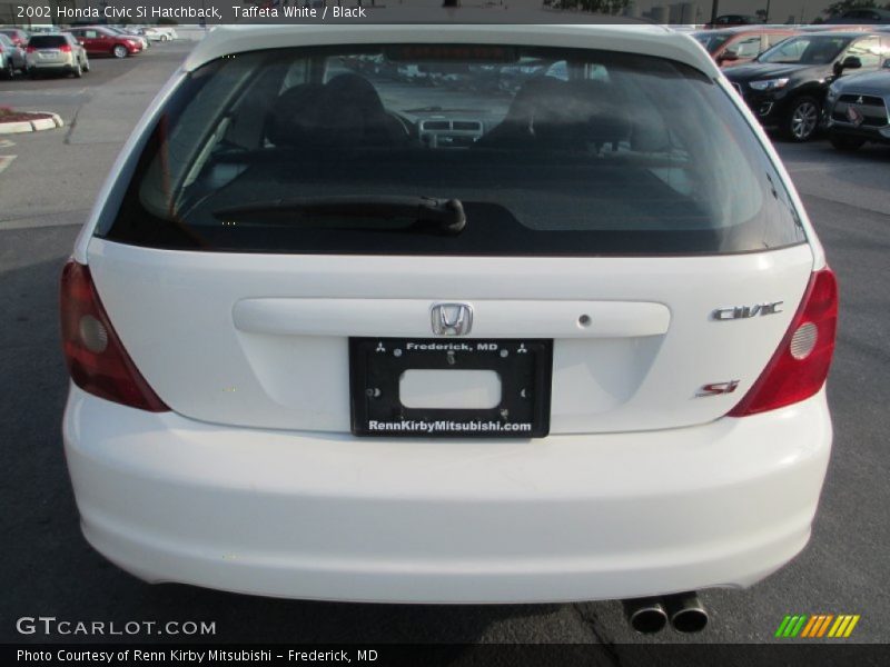 Taffeta White / Black 2002 Honda Civic Si Hatchback