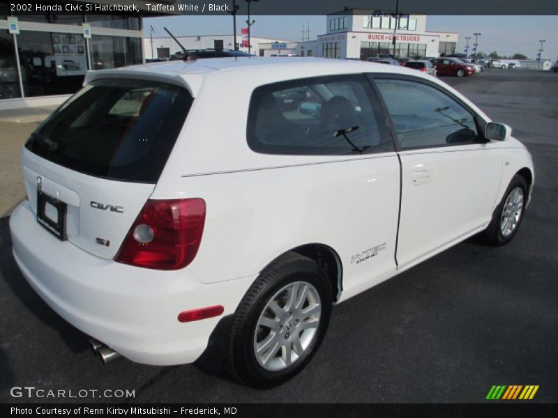 Taffeta White / Black 2002 Honda Civic Si Hatchback