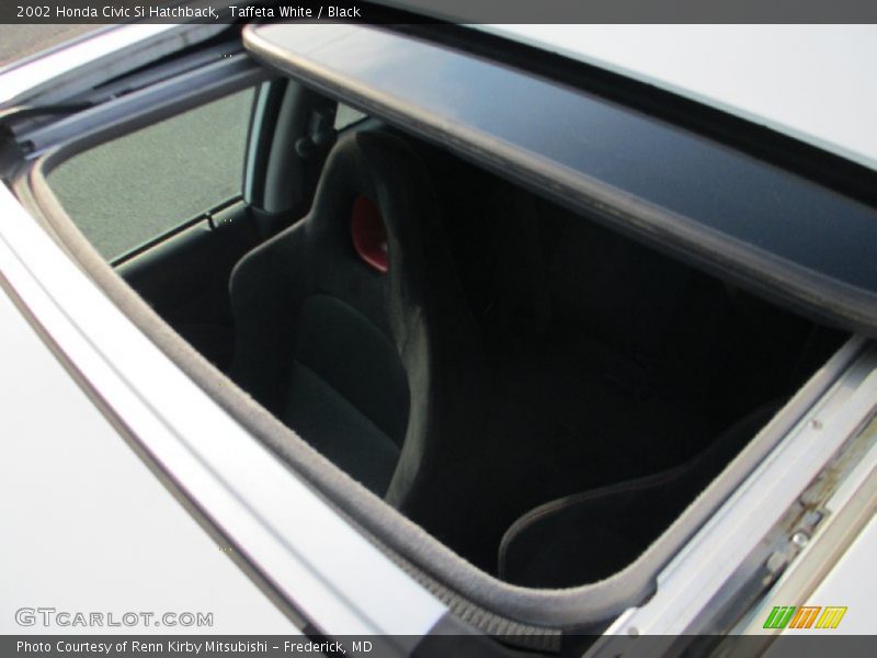 Taffeta White / Black 2002 Honda Civic Si Hatchback