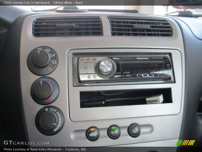 Taffeta White / Black 2002 Honda Civic Si Hatchback