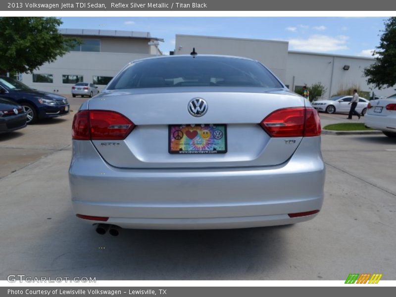 Reflex Silver Metallic / Titan Black 2013 Volkswagen Jetta TDI Sedan