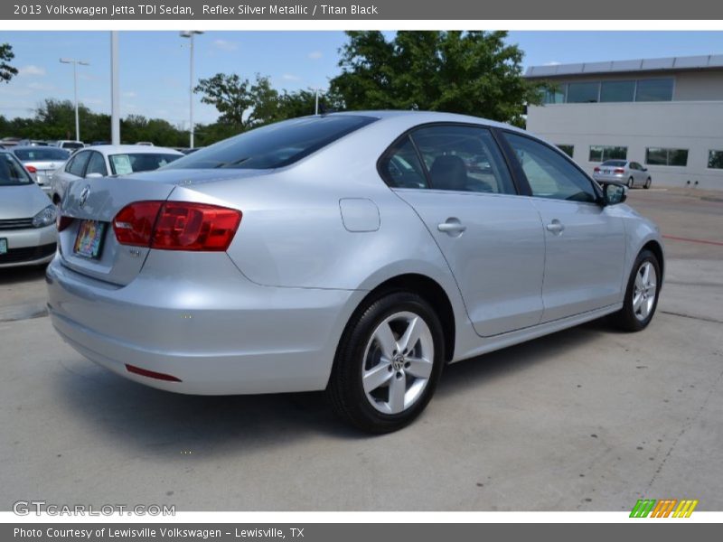 Reflex Silver Metallic / Titan Black 2013 Volkswagen Jetta TDI Sedan