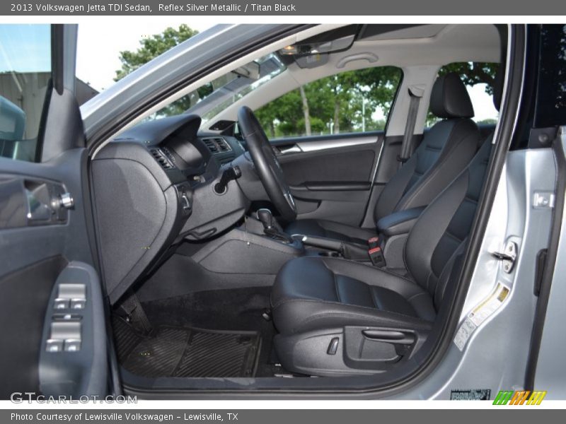 Reflex Silver Metallic / Titan Black 2013 Volkswagen Jetta TDI Sedan